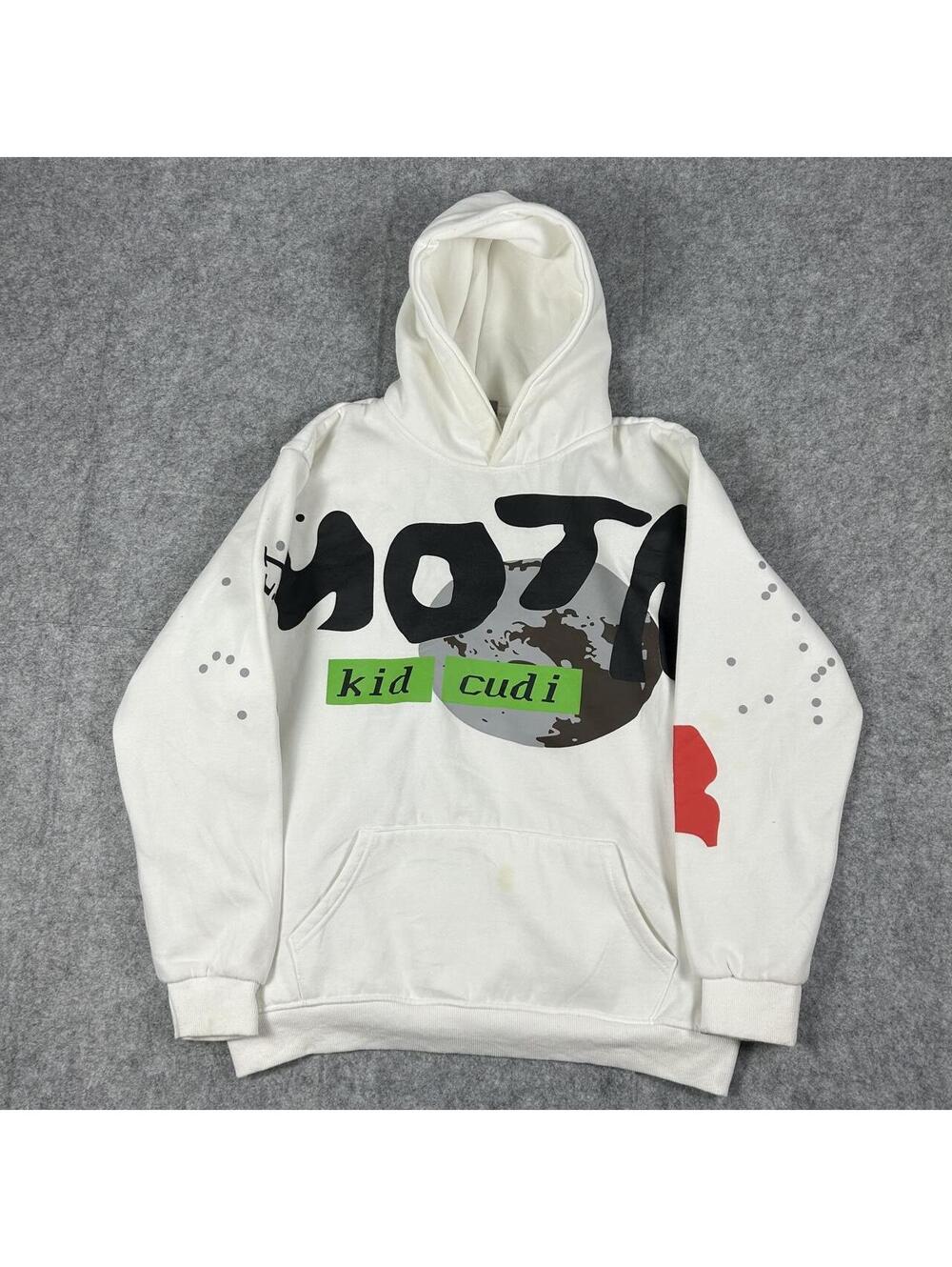Man On The Moon III Kid Cudi Hoodie AOP Sweatshirt MOTM Tour The Chosen Fits XL